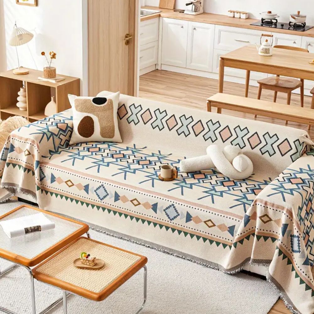 Bohemian Tribal Weave Sofa Cover