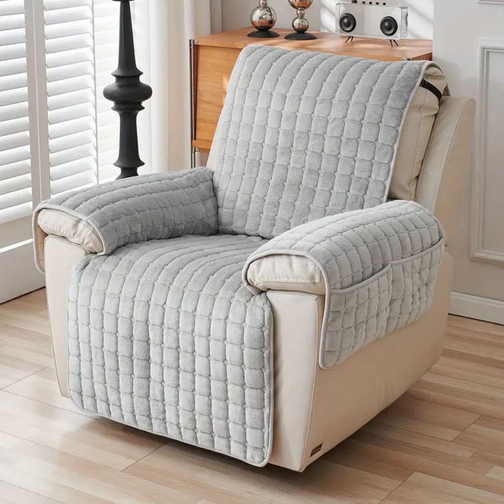 Quilted Microfibre Recliner Cover