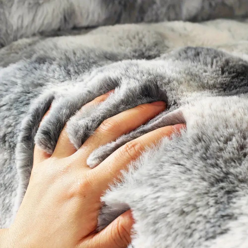 Velvet Plush Recliner Cover Closeup