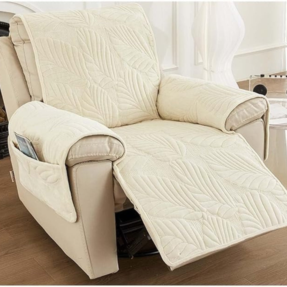 Recliner Cover with Leaf Pattern