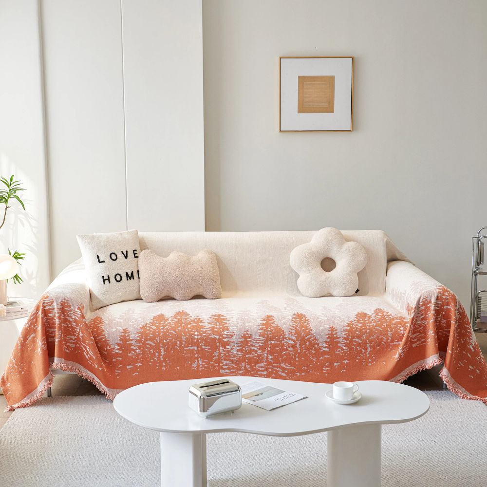 Chenille Sofa Cover Nature Design