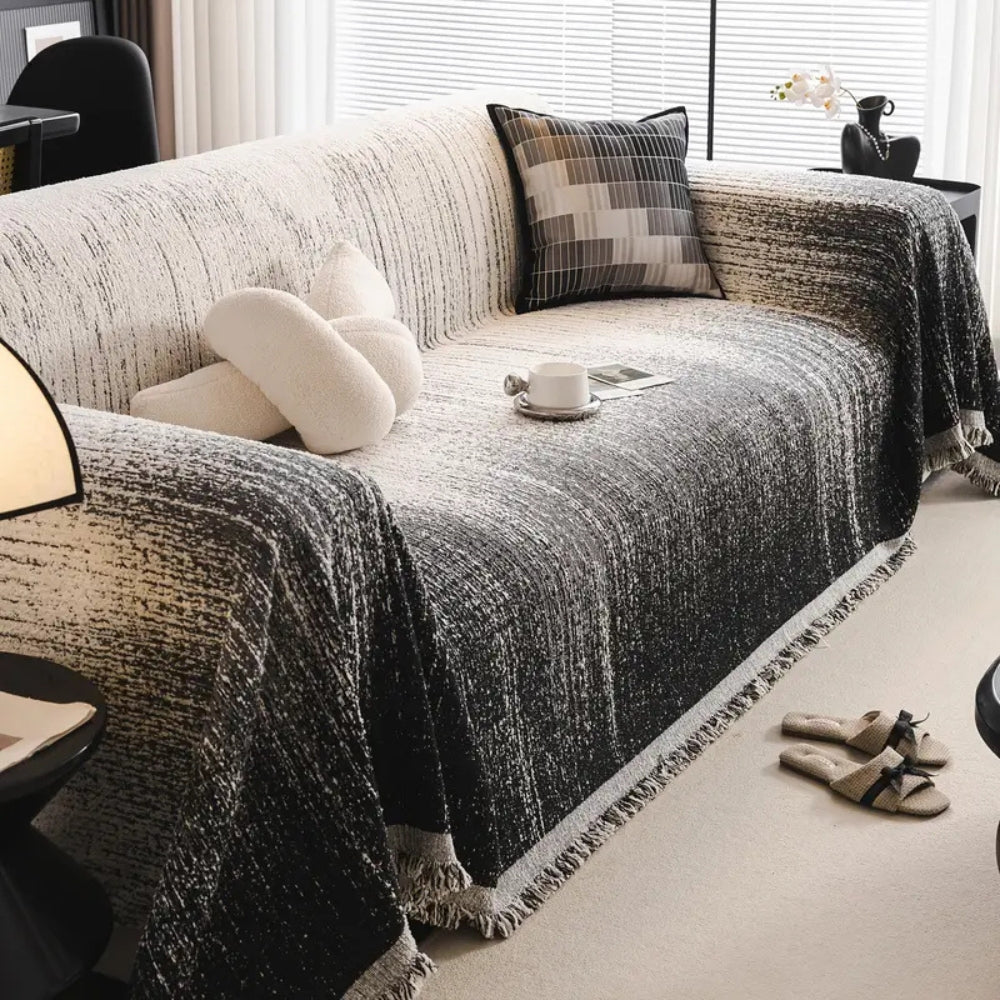 Modern Gradient Chenille Sofa Cover