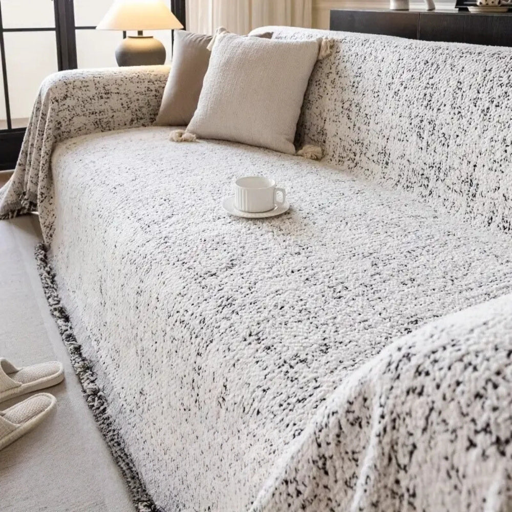 Reversible Nordic Speckle Sofa Cover