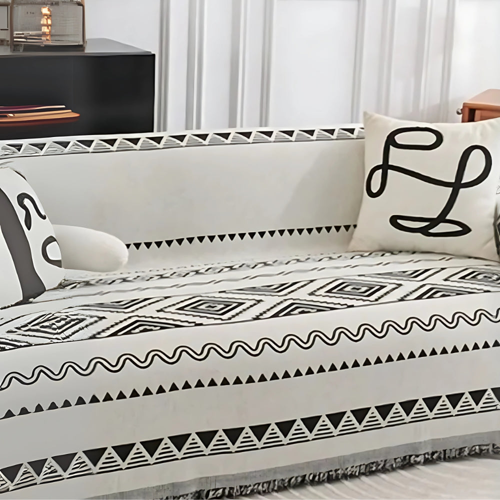 Sofa Cover Close-Up